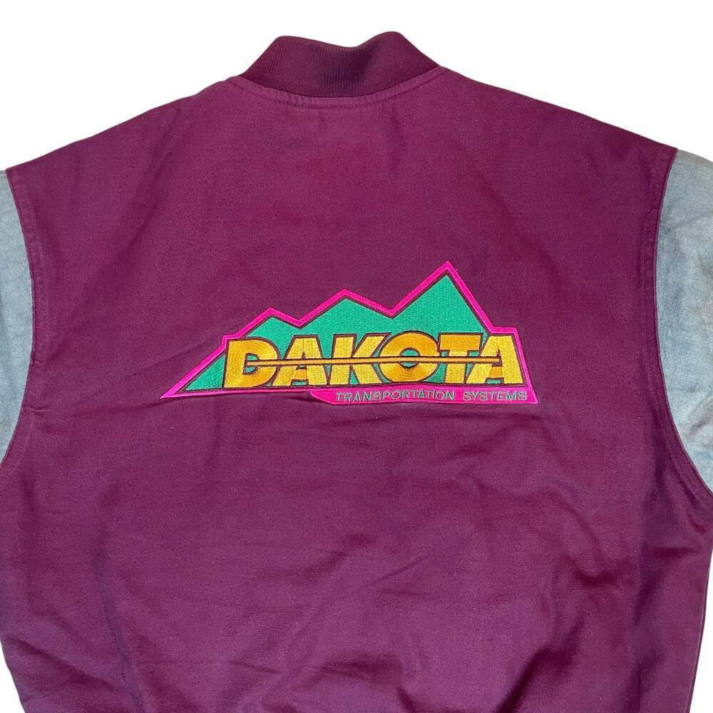 Vintage Dakota Bomber Jacket Mens M USA Made Workwear Canvas - Picture 8 of 9